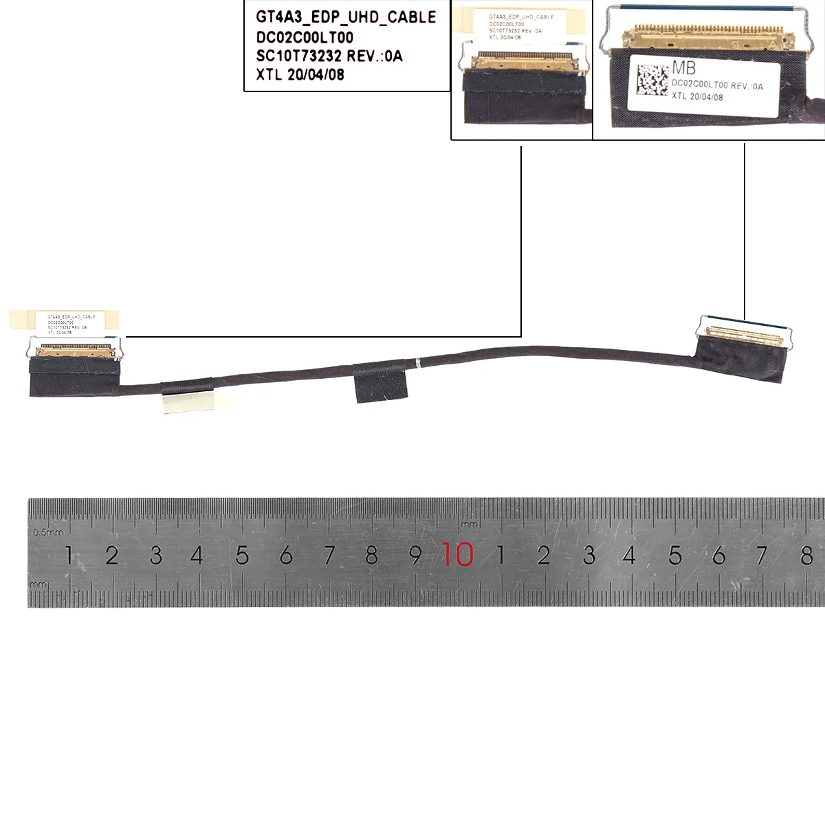 Picture of Lenovo Thinkpad T490S T495S T14S FT491 01YN276 40pin UHD.